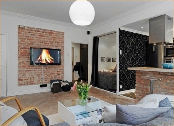 Как создать стильный дизайн помещения с кирпичной отделкой: идеи и советы