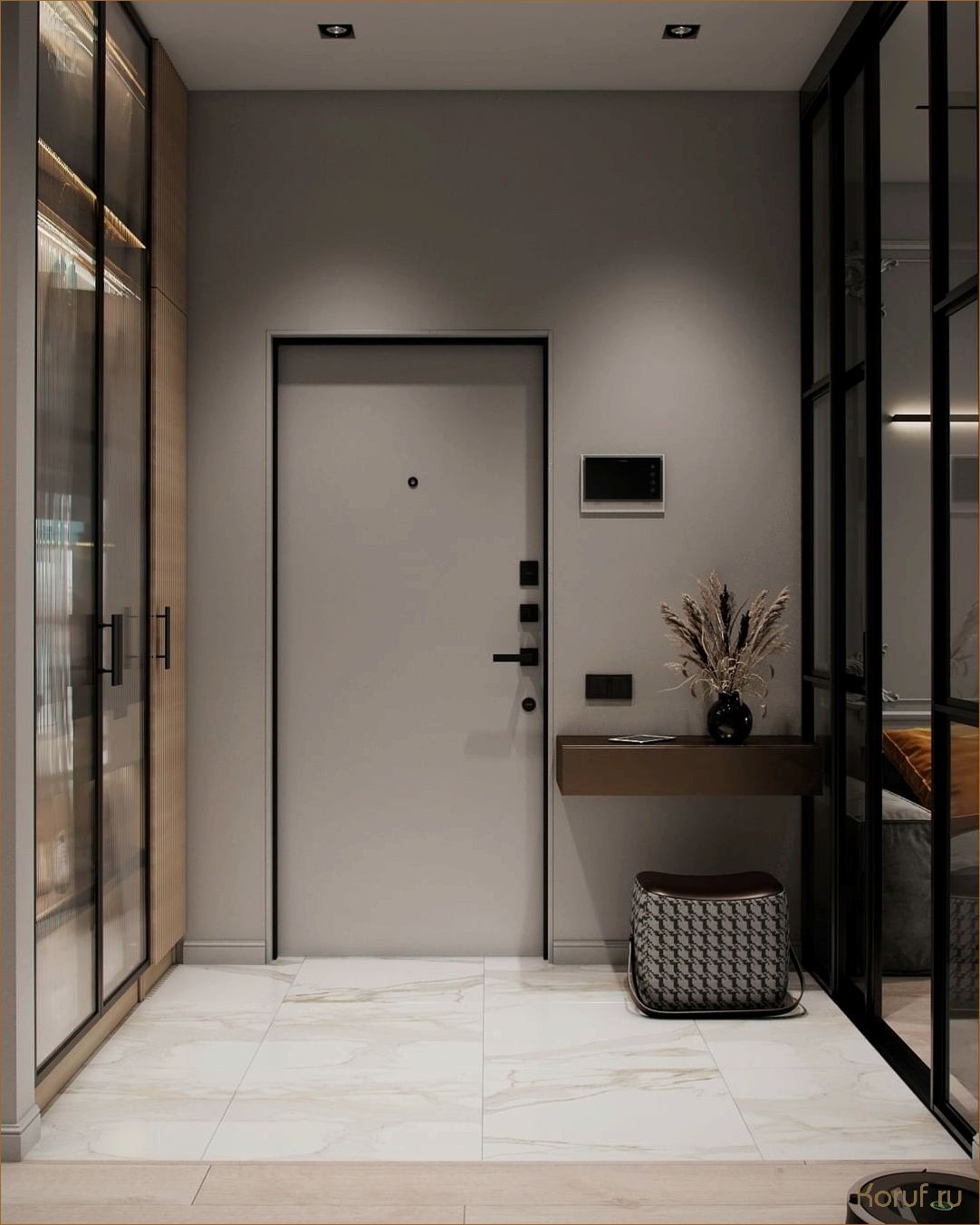 Максимальный комфорт на минимальной площади: дизайн прихожей 9м2, идеи и советы