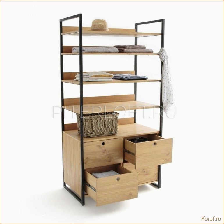 Модный и функциональный дизайн гардеробной из металла: идеальный выбор для вашего дома