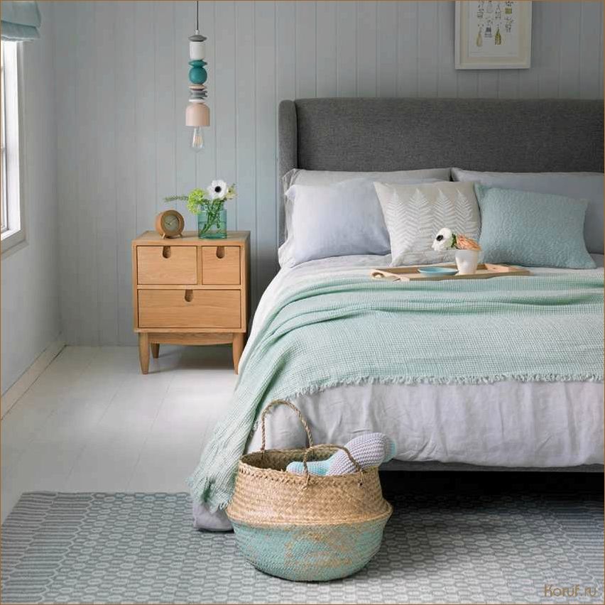 (мятная спальня дизайн, дизайн мятные спальня, дизайн мятной спальни) Откройте для себя свежую атмосферу: Мятная спальня как идеальный выбор для дизайна интерьера