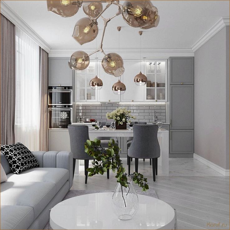 Серые тона в дизайне помещения: современный и элегантный выбор