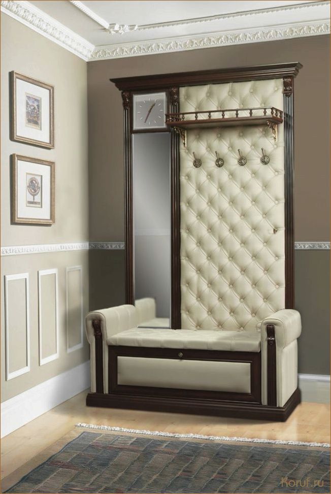 Создайте идеальный вход: Современные и практичные дизайны прихожих с функциональными вешалками.