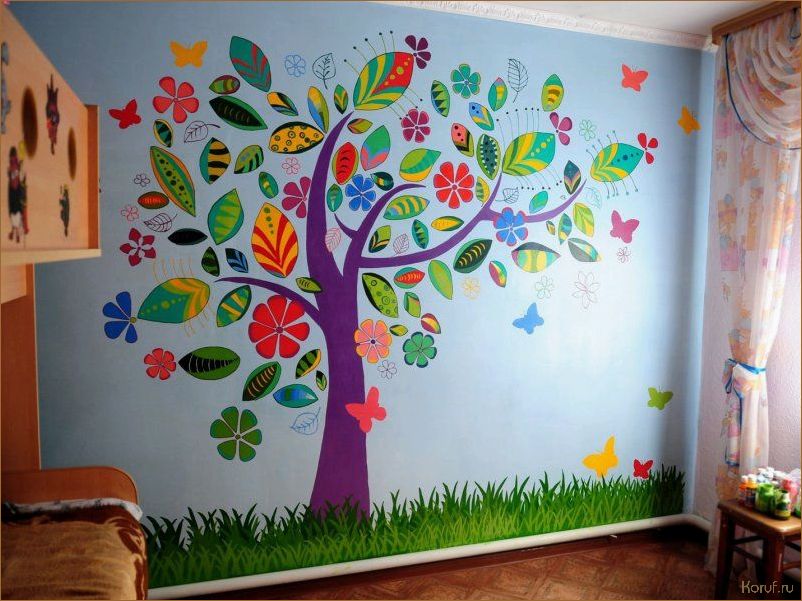 10 идей дизайна детской стены: создайте уникальный и вдохновляющий интерьер для своего ребенка