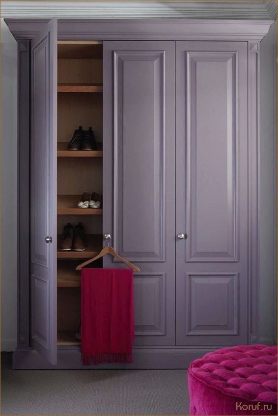 10 лучших идей дизайна шкафов для обустройства гардеробных комнат