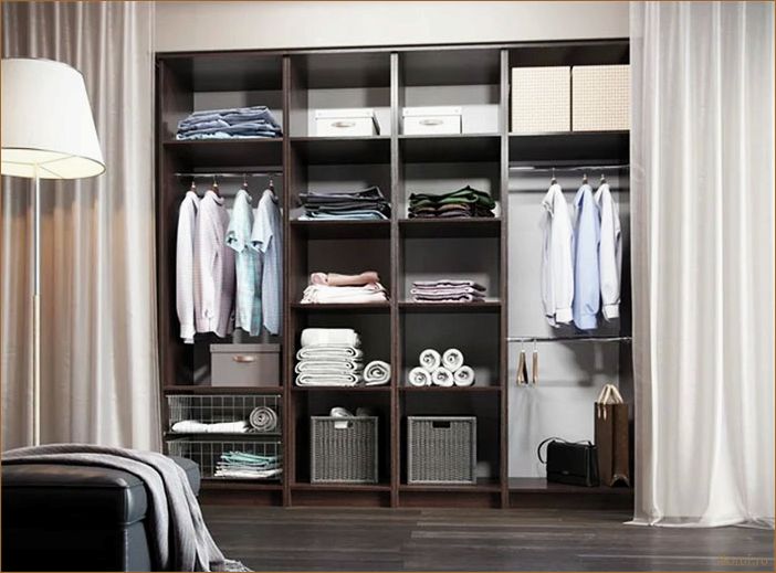 Как сделать стильную гардеробную в панельном доме: советы по дизайну и организации пространства