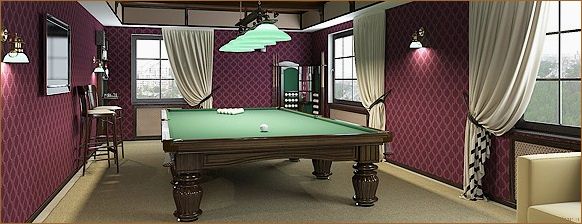Как создать стильное бильярдное помещение: советы по дизайну и интерьеру