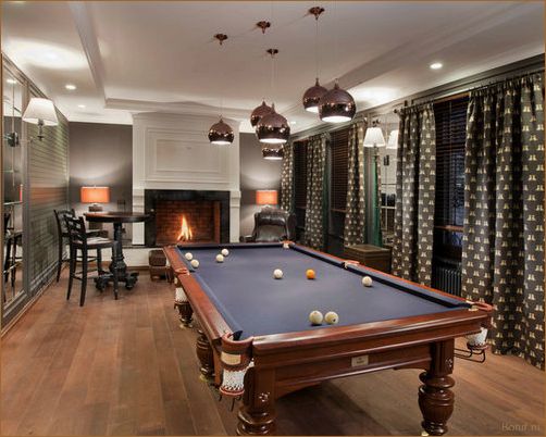 Как создать стильное бильярдное помещение: советы по дизайну и интерьеру