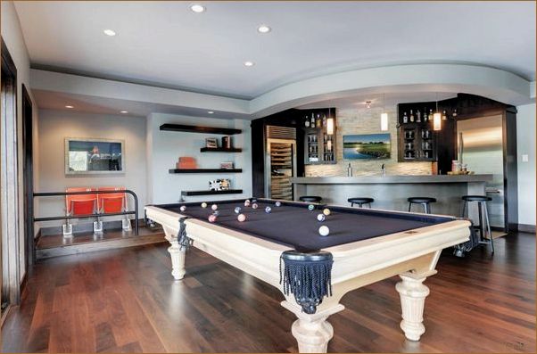 Как создать стильное бильярдное помещение: советы по дизайну и интерьеру