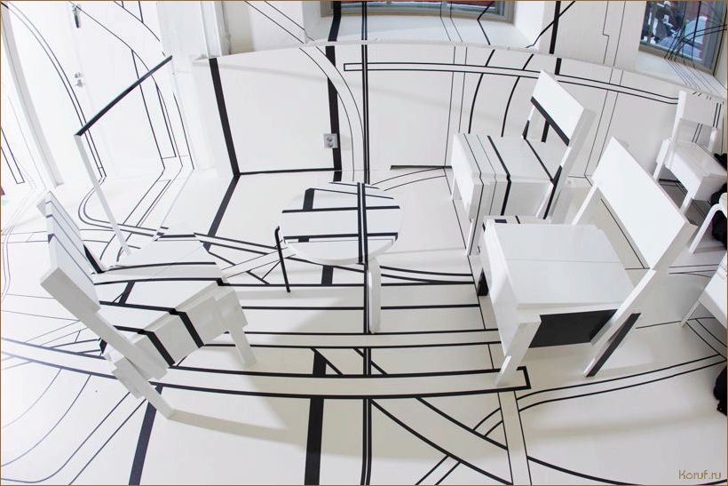 Обман глаз: 10 интересных идей для дизайна помещения с использованием оптических иллюзий.