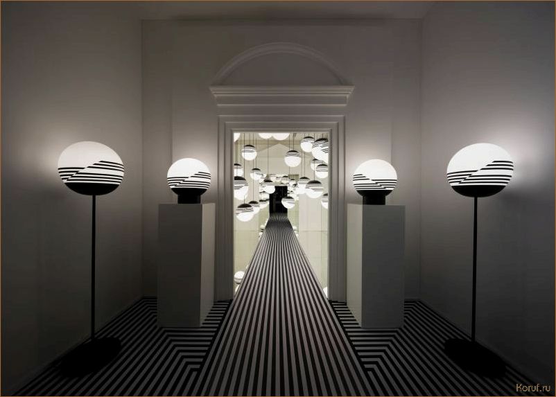 Обман глаз: 10 интересных идей для дизайна помещения с использованием оптических иллюзий.