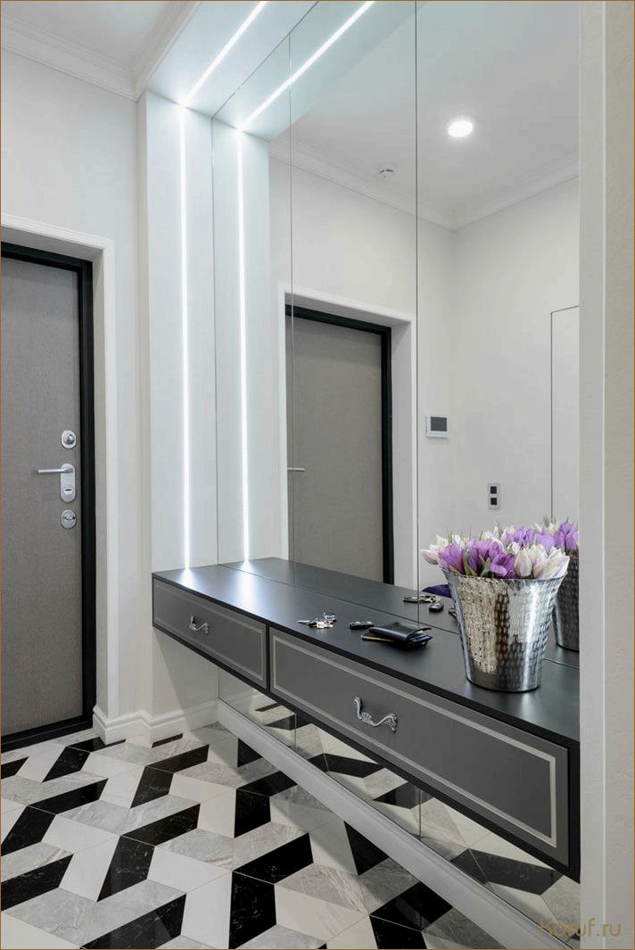 Освежите свою прихожую: идеи и советы для дизайна серой прихожей.
