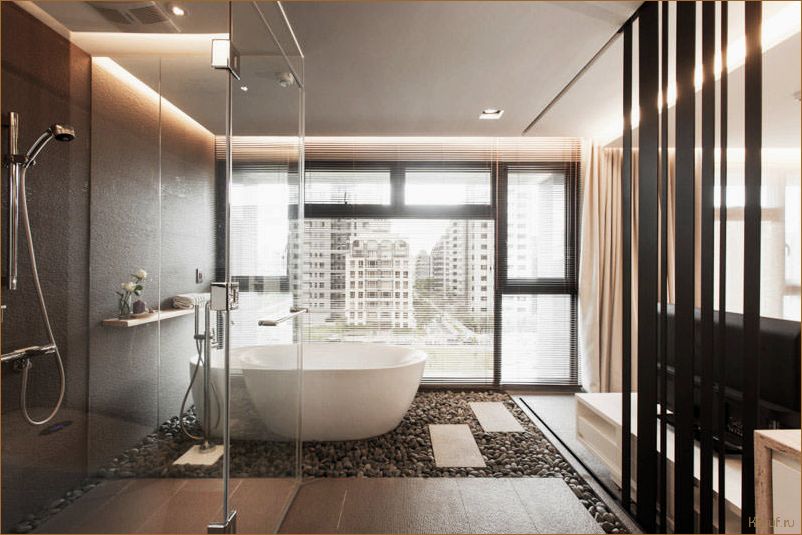 Преобразуйте ванную комнату в стильную зону отдыха: дизайнерские душевые кабины из плитки и стекла