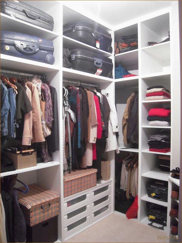 Современный дизайн гардеробной на 2 метра: практичность и стиль в одном