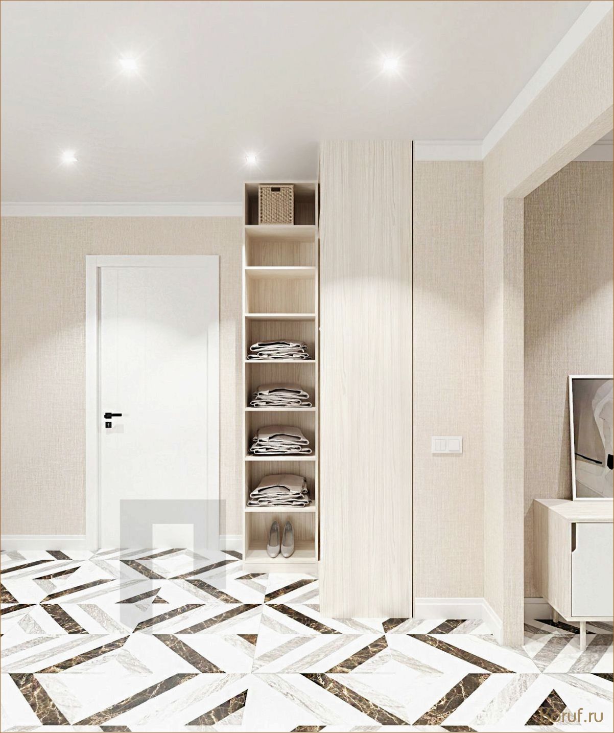 Современный дизайн гардеробной на 2 метра: практичность и стиль в одном