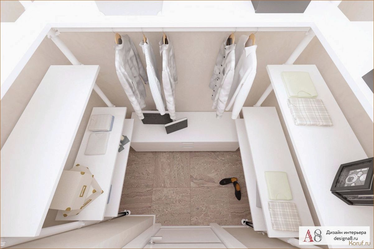 Современный дизайн гардеробной на 2 метра: практичность и стиль в одном