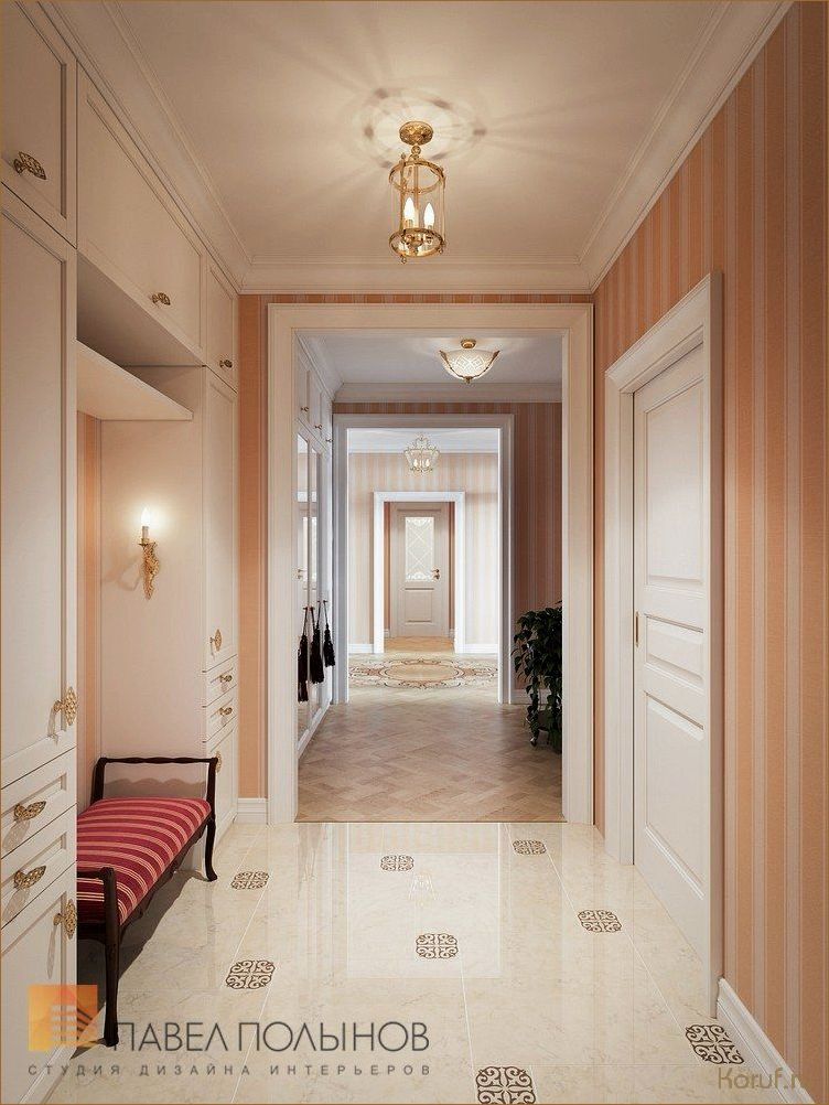 Современный и функциональный дизайн прихожей в полоску: идеи и рекомендации