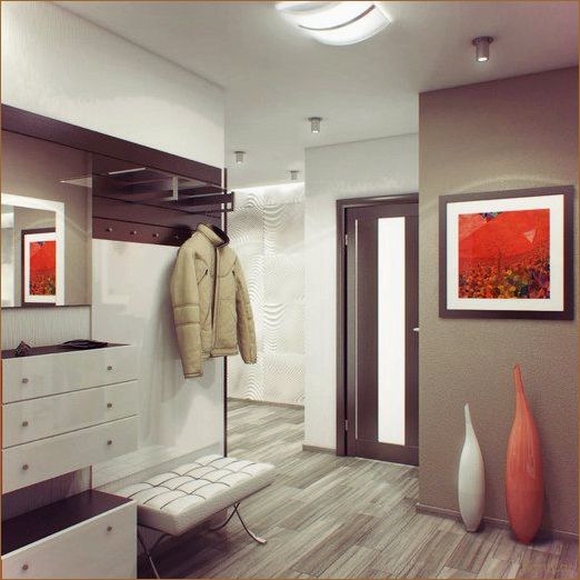 Современный и функциональный дизайн прихожей в полоску: идеи и рекомендации