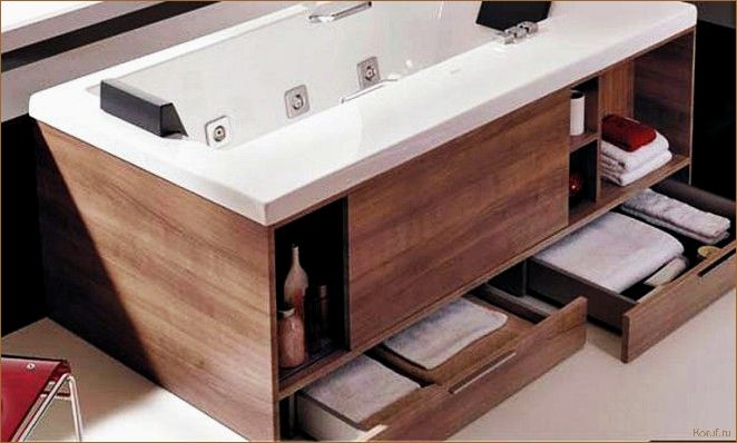 Встроенная ванна: идеальный дизайн для Вашей ванных комнаты