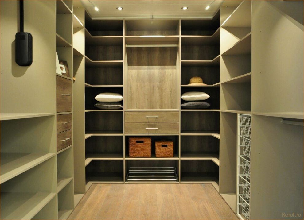 Гардеробная 3м2 дизайн