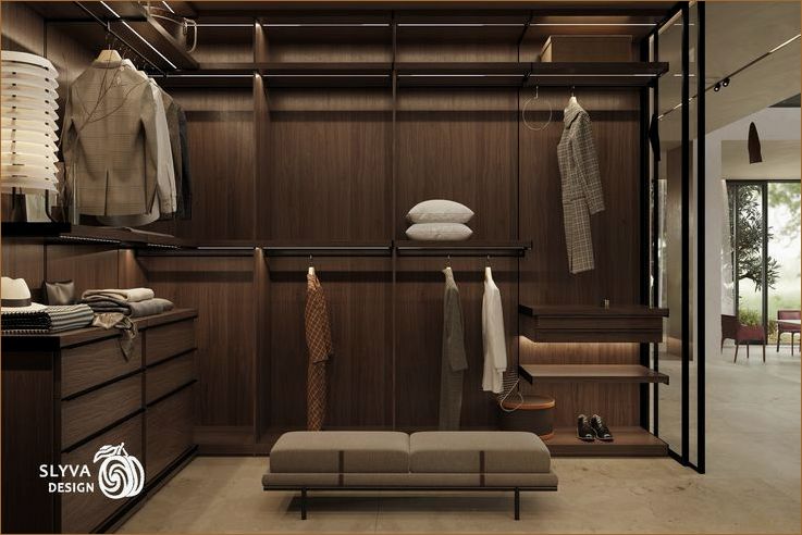 Гардеробная мебель: дизайн на службе удобства и эстетики