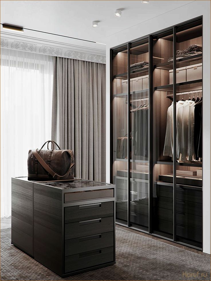 Гардеробная мебель: дизайн на службе удобства и эстетики