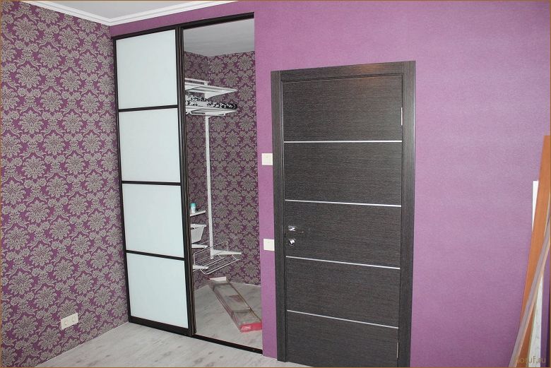 Изысканный дизайн дверей купе для гардеробной: практичность в сочетании с эстетикой