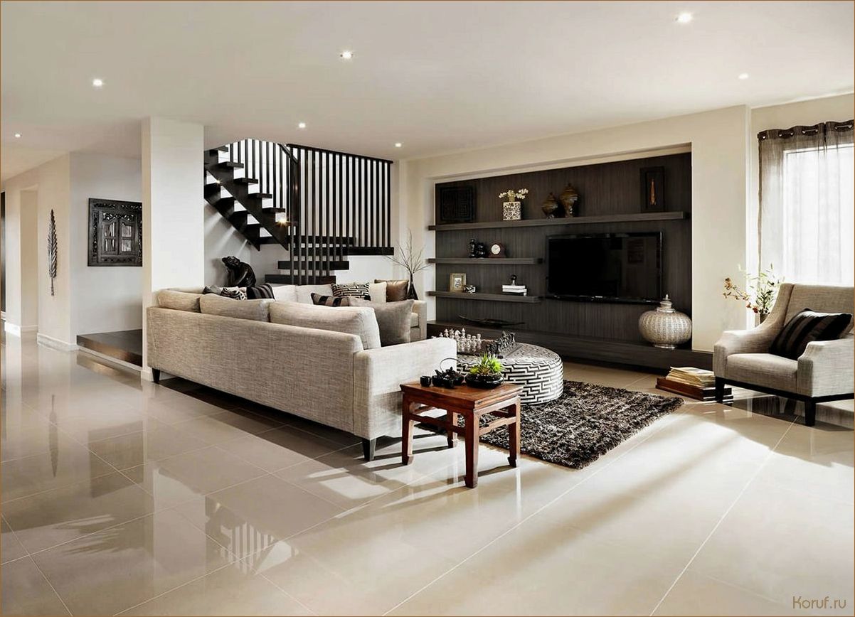 Освежите интерьер гостиной: идеи мраморного дизайна для современного оформления