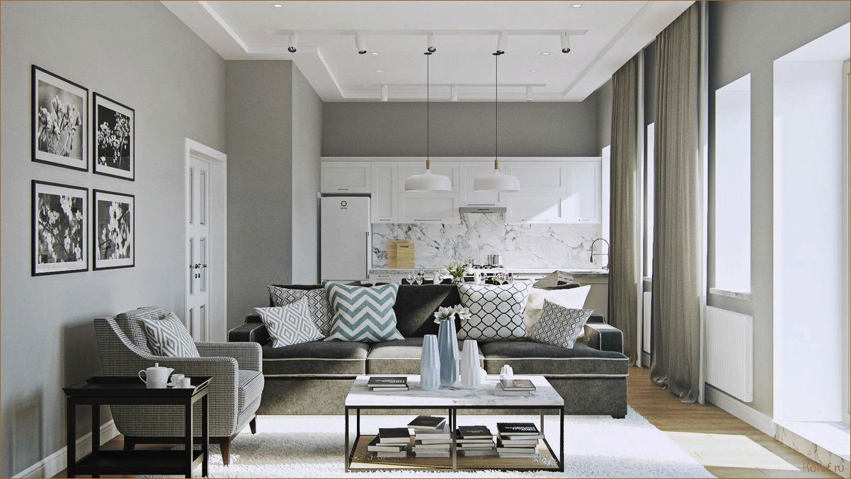 Освежите интерьер гостиной: идеи мраморного дизайна для современного оформления