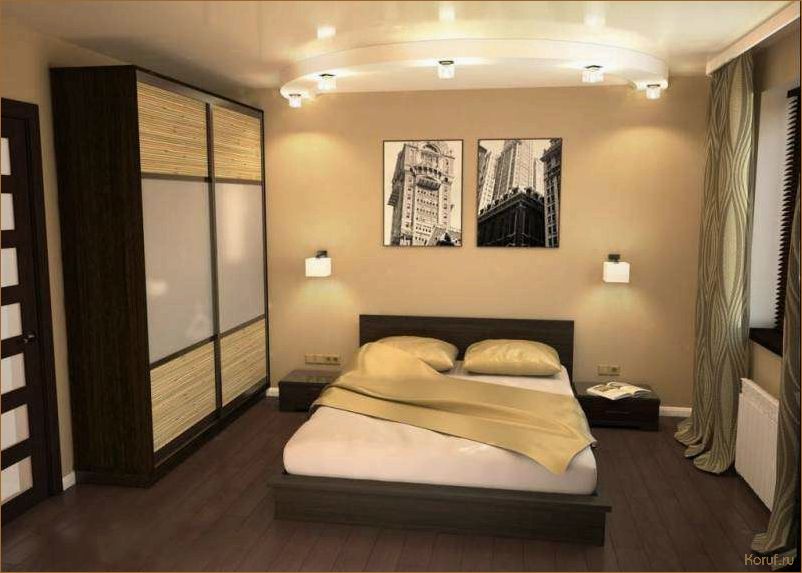 (дизайн спальни 13, дизайн спальня 13, дизайн спальней) Планировка и дизайн спальни 13 кв.м: маленькое пространство — большие возможности