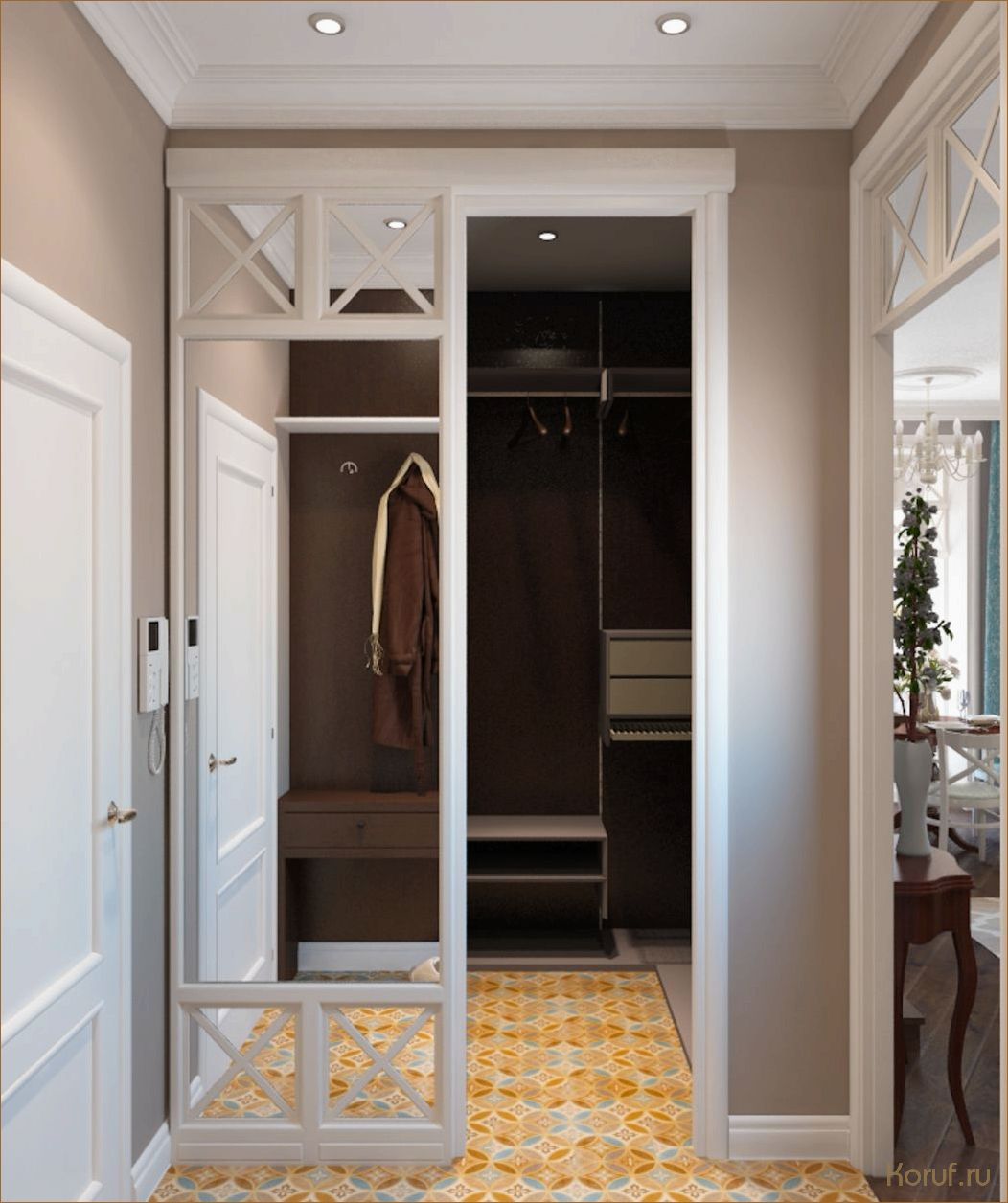 Преображаем вашу прихожую с помощью креативных дизайнерских идей: от простых до роскошных