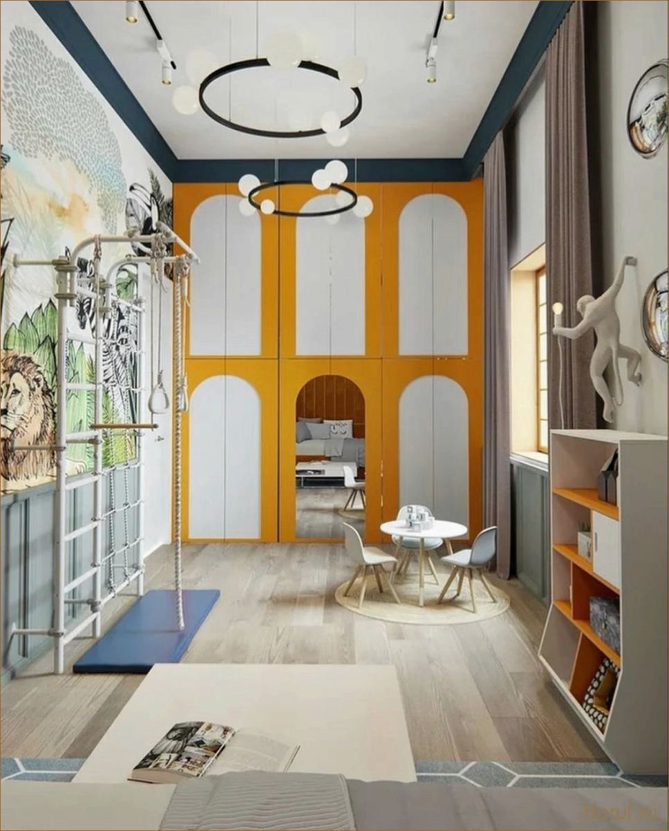 Превратите комнату вашего ребенка в настоящую джунгли с новым детским дизайном