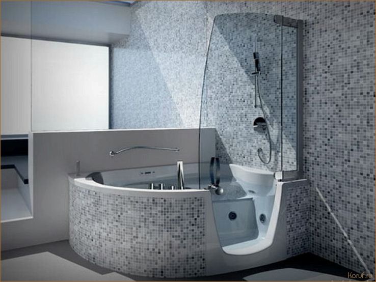 Сочетание ванны, душевой кабины и плитки: топ 10 идей дизайна для вашей ванной комнаты