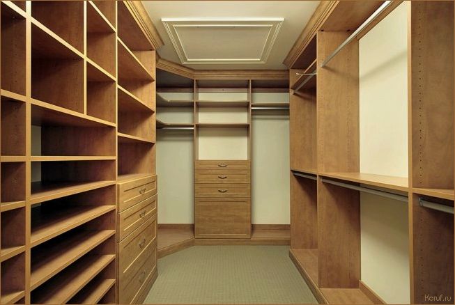 Создайте пространство мечты: идеи и советы по дизайну гардеробных комнат
