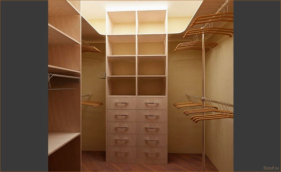 Создайте пространство мечты: идеи и советы по дизайну гардеробных комнат