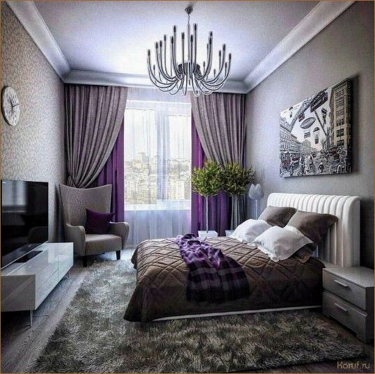 (лавандовая спальня дизайн, стильные дизайн спальни, стильные дизайны спальней) Создайте релаксирующую атмосферу в своей спальне с дизайном в стиле лаванды
