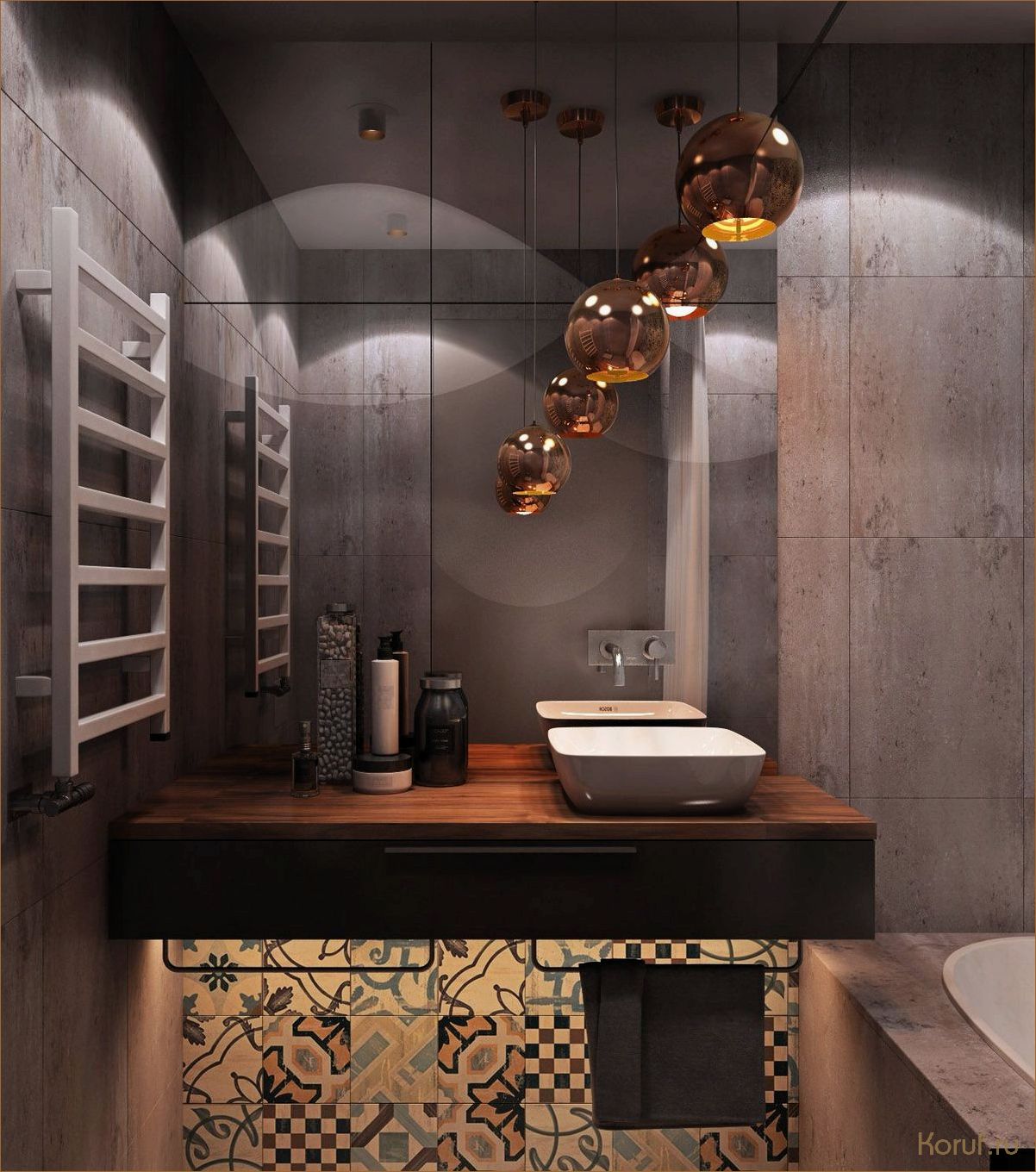 10 идей дизайна ванной с красочными душевыми картинками, которые вдохнут жизнь в ваш интерьер