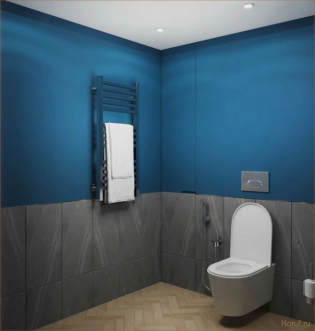 Дизайн туалета: как подобрать правильную краску для интерьера
