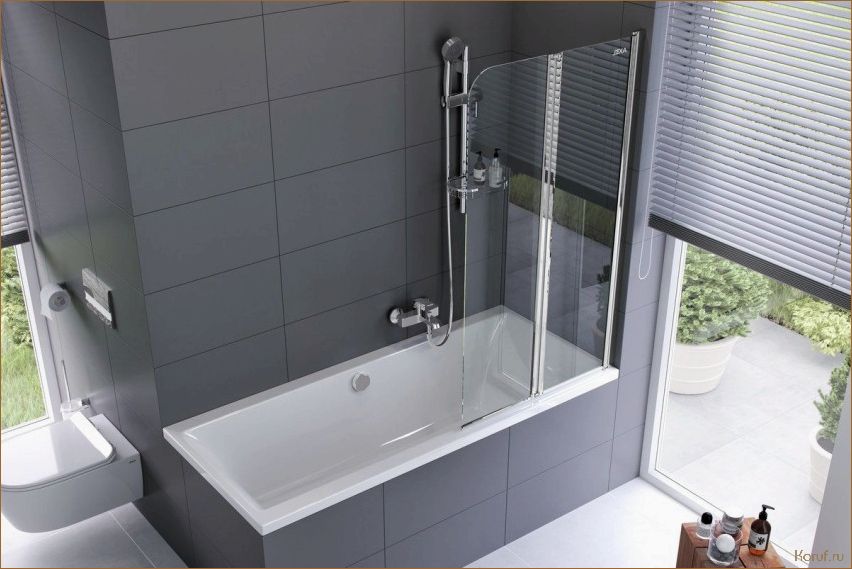 Дизайн ванной с использованием стеклянных блоков