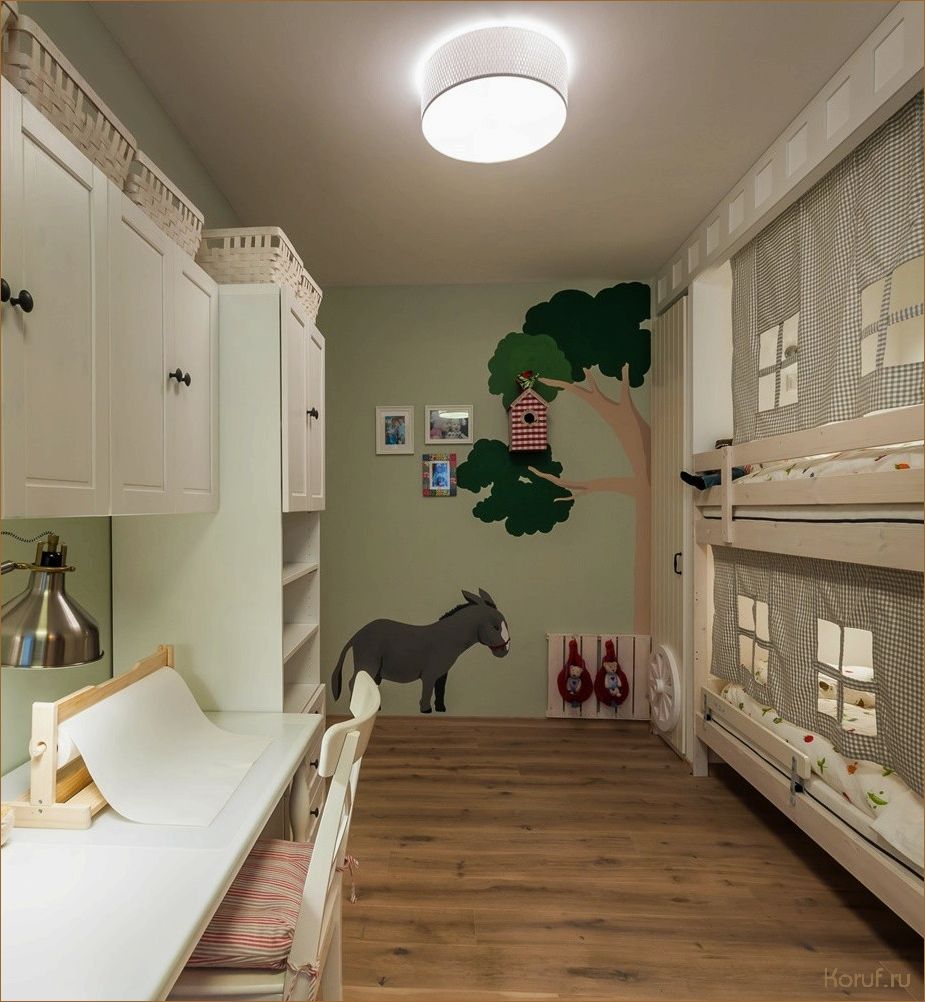 Идеальное сочетание комфорта и стиля: 10 идей дизайна прямоугольной детской комнаты