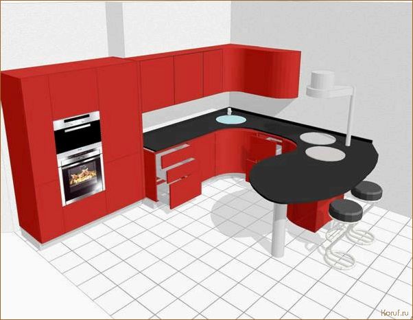 (3d дизайн кухни, 3д дизайн кухни, кухни дизайн) Идеальный дизайн вашей кухни: 3D моделирование для эффективного проектирования