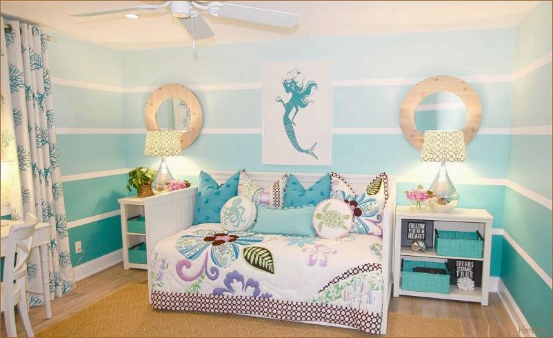 Идеальный выбор для ребенка: бирюзовая детская комната в новом дизайне