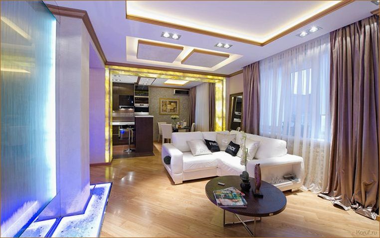 Элегантный и роскошный дизайн гостиной: Создайте уютный интерьер с минимальными затратами.