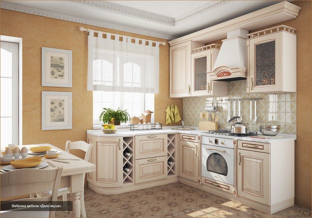 Классический дизайн кухонь: изысканные идеи для создания уютной атмосферы