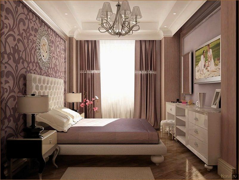 Максимальный комфорт и функциональность: дизайн спальни с гардеробной на 18 квадратных метрах