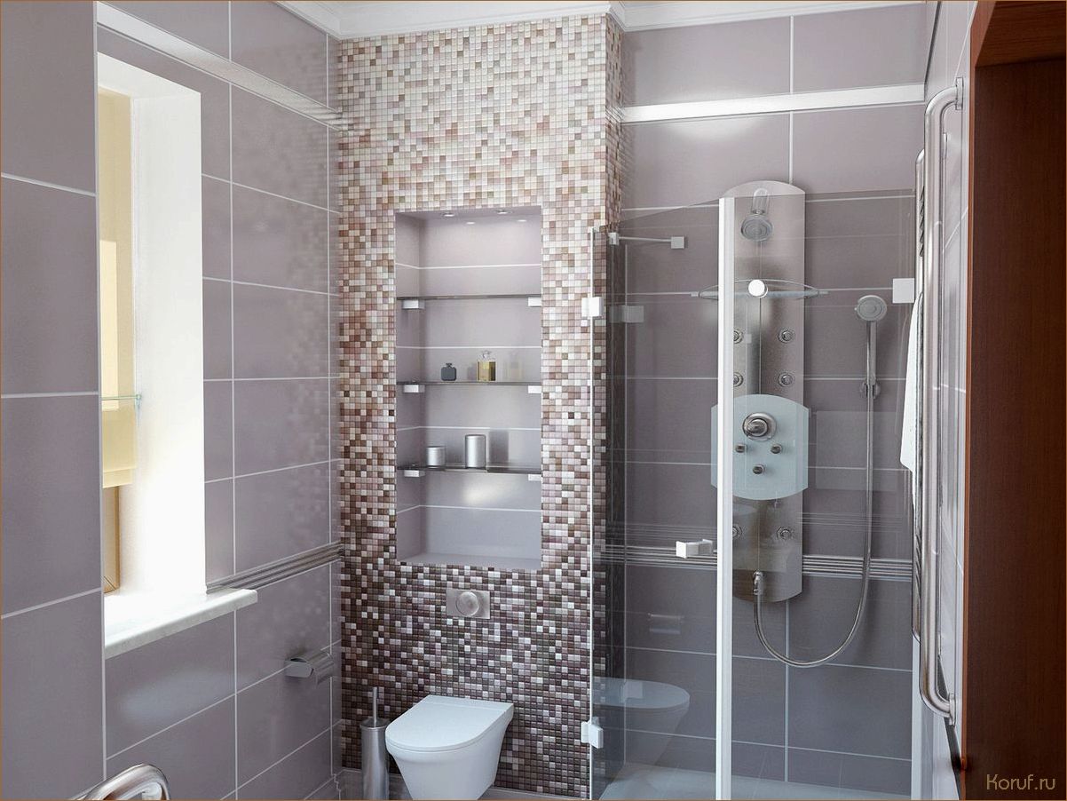 Максимизация малого пространства: 10 идей для дизайна ванной комнаты 5м2 с душевой.