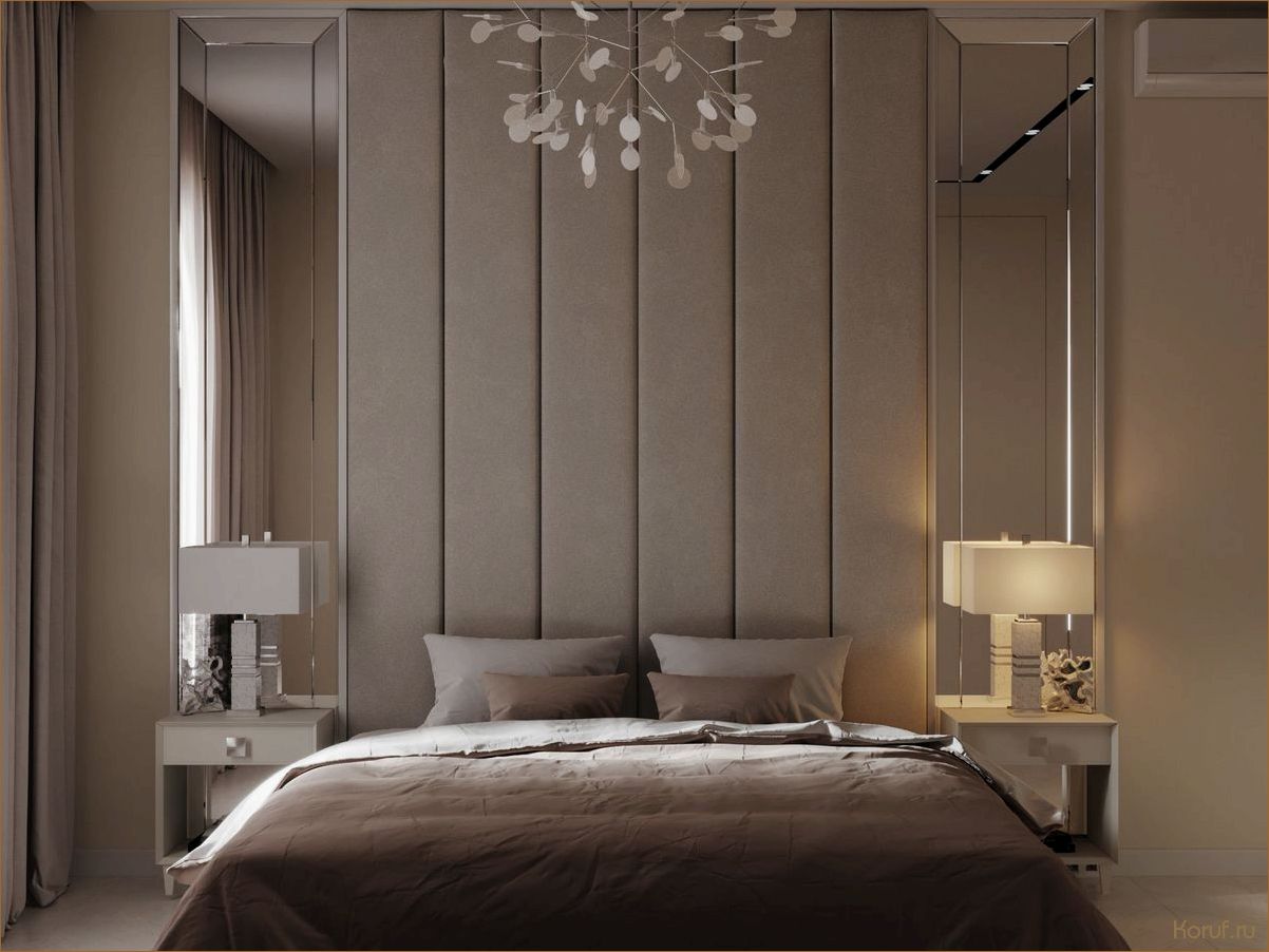 Оптимизация пространства: 10 идей дизайна спальни с функциональной мини гардеробной