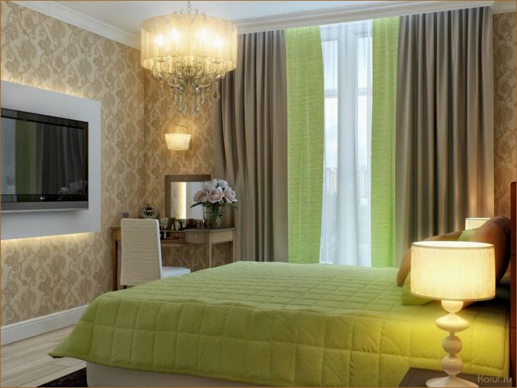 Освежите свой сон: лучшие идеи дизайна зеленой спальни для создания более здорового и расслабляющего пространства.