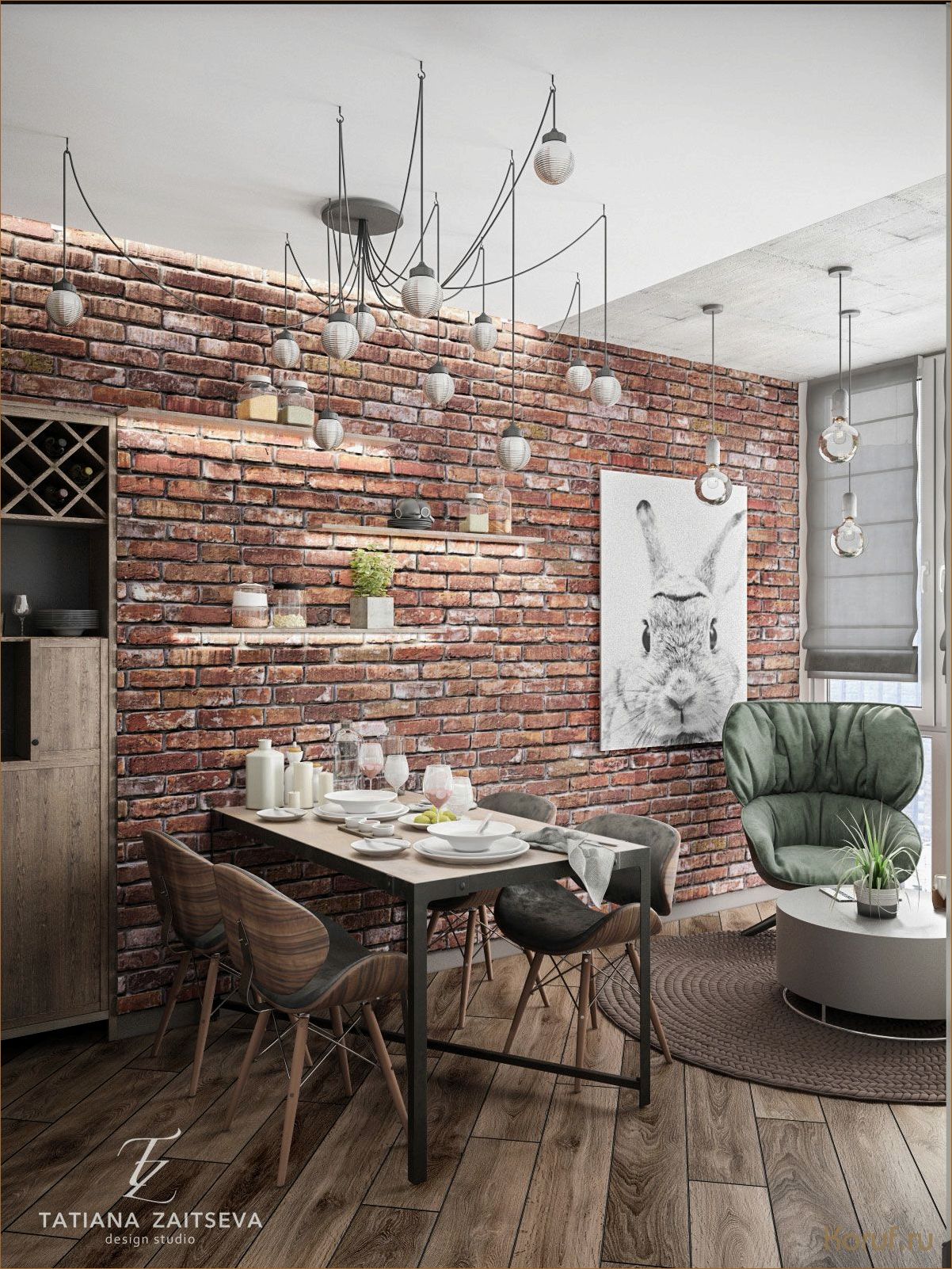 Пример дизайна помещения: идеи и вдохновение для создания уютной атмосферы!