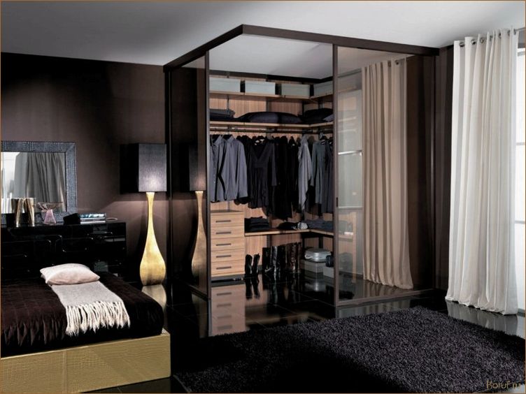 Уют и комфорт: Как создать стильную гардеробную комнату в спальне