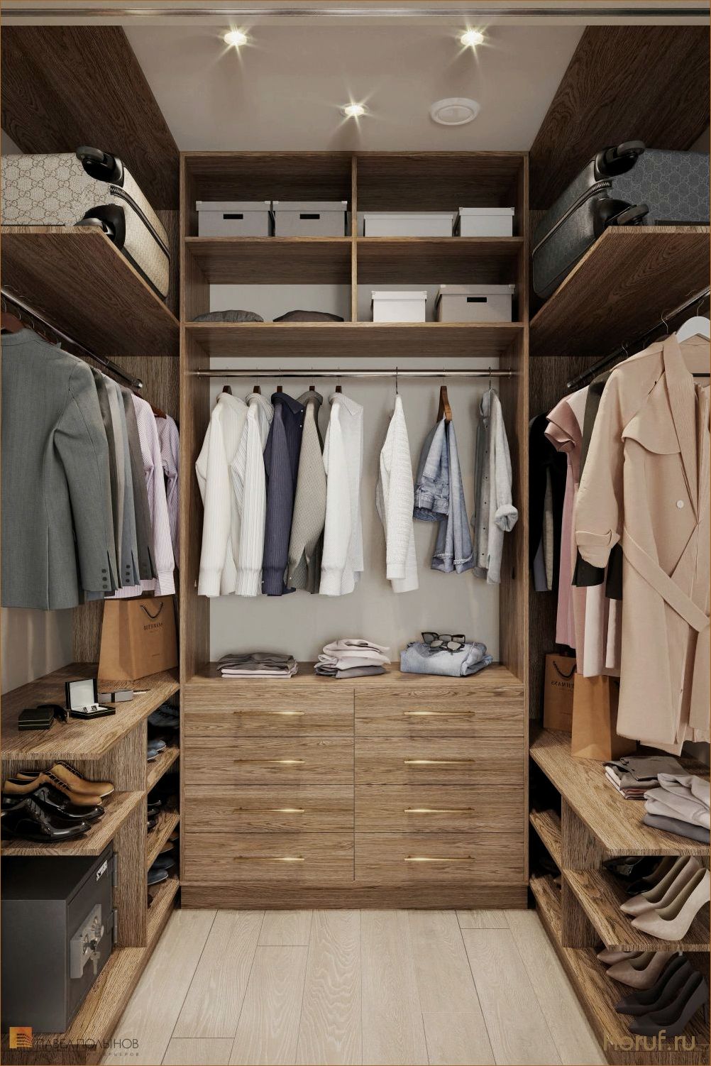 Уют и комфорт: Как создать стильную гардеробную комнату в спальне